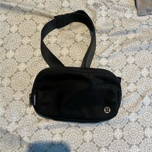 Lululemon bag got too small for me! A tad worn out, but still in good condition